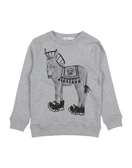 Детская толстовка Stella McCartney Kids, серая