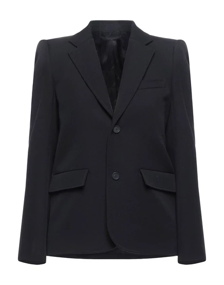 Женский пиджак Balenciaga C_RIBEIRO, шерстяной, черный