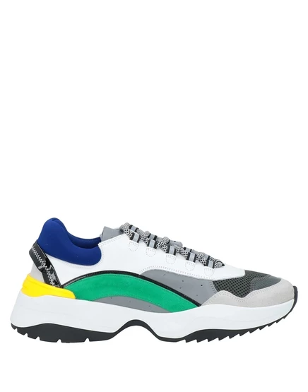 Мужские кеды DSquared2 Hamish кожаные, белые