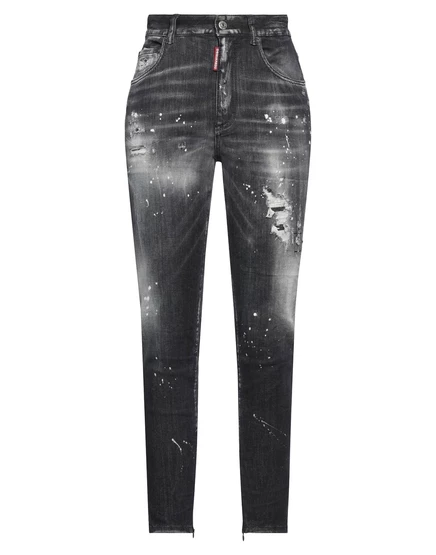 Женские джинсы DSquared2, черные