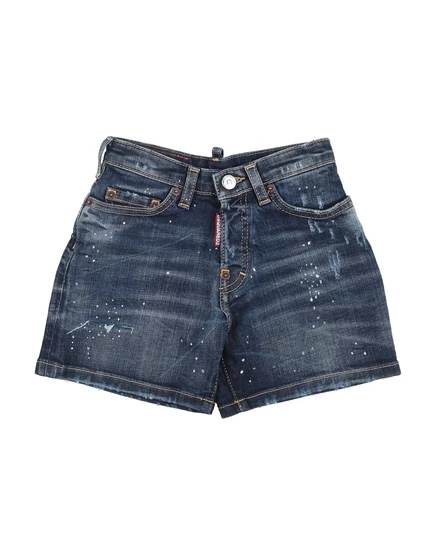 Джинсовые шорты для девочек DSquared2, синие