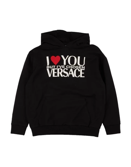 Женское худи Versace Young Junior, черное