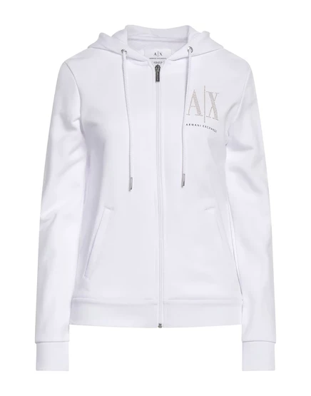 Женская толстовка Armani Exchange Agata, белая
