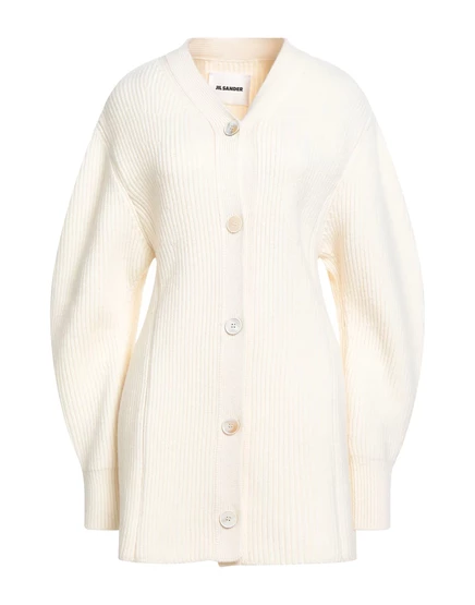 Женский кардиган Jil Sander Papermag, шерсть, молочный