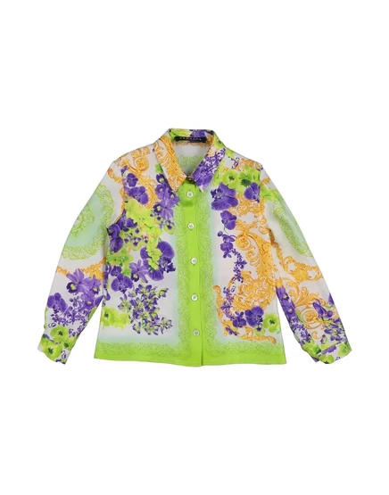 Женская рубашка Versace Young Promotion, салатовая