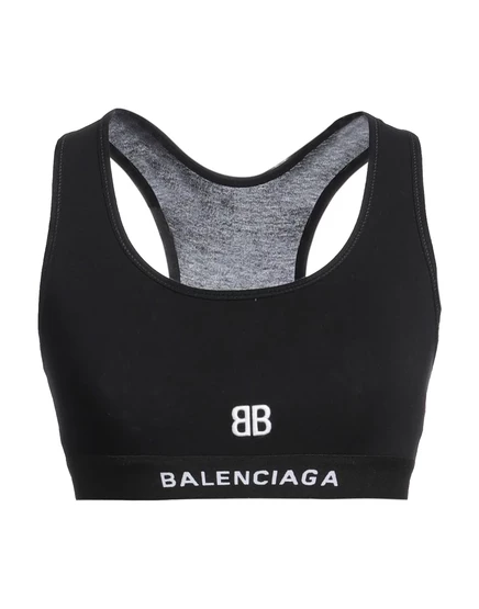 Женский кроп-топ Balenciaga Jadr, черный