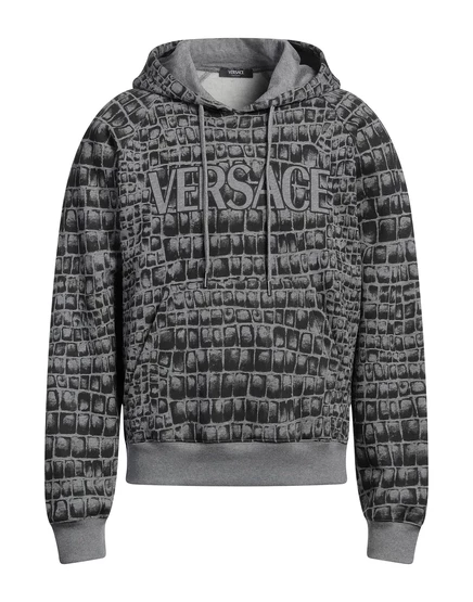 Мужская толстовка Versace Lorenz_SP с капюшоном, серая