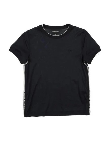 Футболка Emporio Armani с логотипом, сине-черная