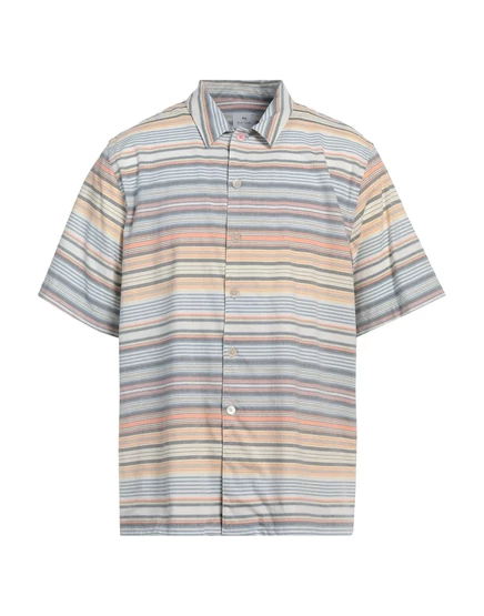 Рубашка PS Paul Smith, грифельно-синяя