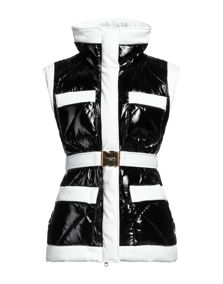 Женский стёганый жилет Balmain, чёрный