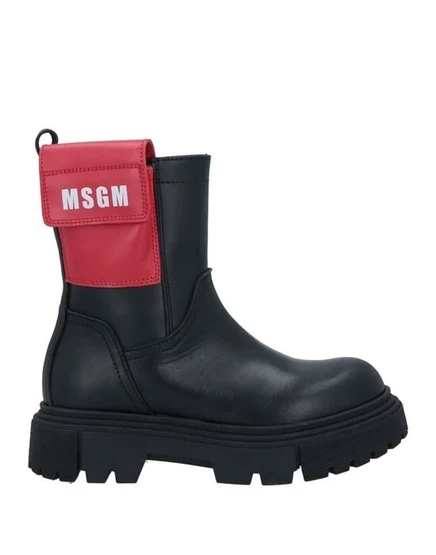 MSGM Полусапоги и высокие ботинки чёрный