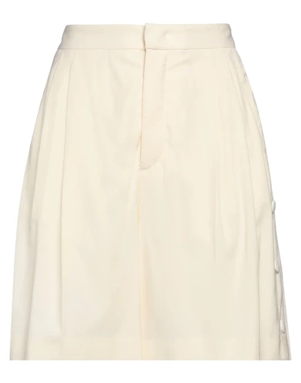 Женские шорты Redvalentino Papermag, светло-кремовые