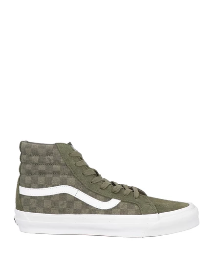 Мужские кеды VANS VAULT IBIZEN из кожи и текстиля, зелёный милитари