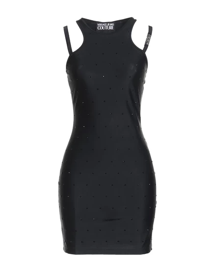 Женское мини-платье Versace Jeans Couture PAPERMAG, чёрное