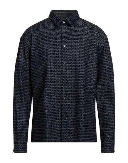 EMPORIO ARMANI Джинсовая рубашка синий