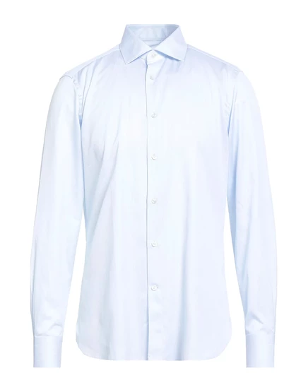 Мужская рубашка Zegna ZEGNA Shirts, голубая