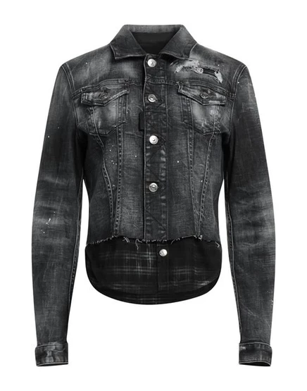 DSQUARED2 Джинсовая рубашка чёрный