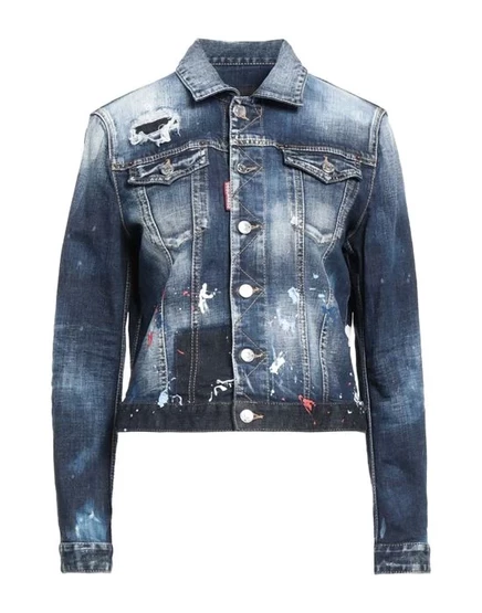 DSQUARED2 Джинсовая верхняя одежда синий