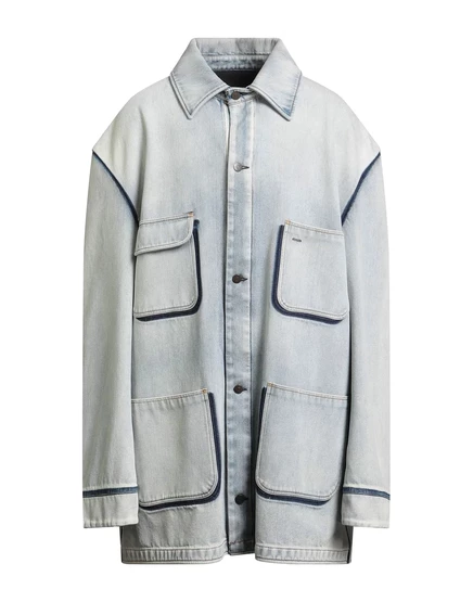 Мужской джинсовый тренч Maison Margiela, синий