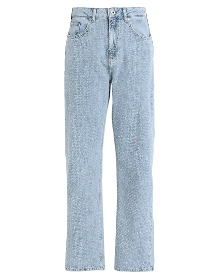 Женские джинсы Karl Lagerfeld Jeans с высокой талией, синие