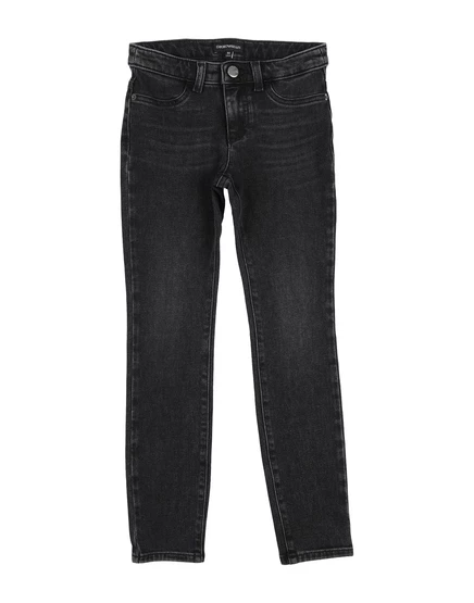 Женские джинсовые брюки Emporio Armani JUNIOR, чёрные