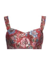 Мужской кроп-топ Dolce & Gabbana Papermag парча, кирпичный