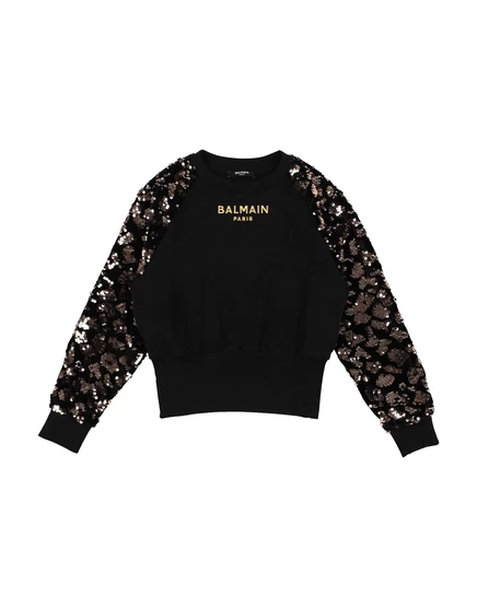 Женский свитшот Balmain Promotion Junior, черный