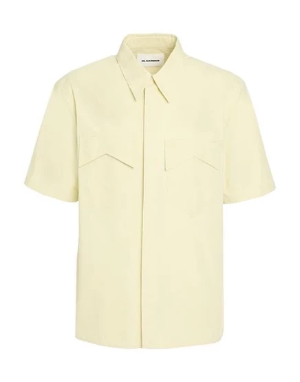 JIL SANDER Pубашка светло-жёлтый