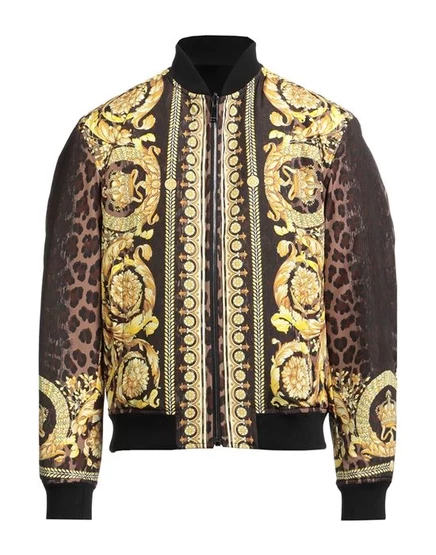 VERSACE Куртки и пиджаки коричневый