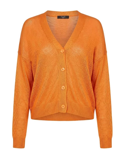Женский кардиган Weekend Max Mara, оранжевый
