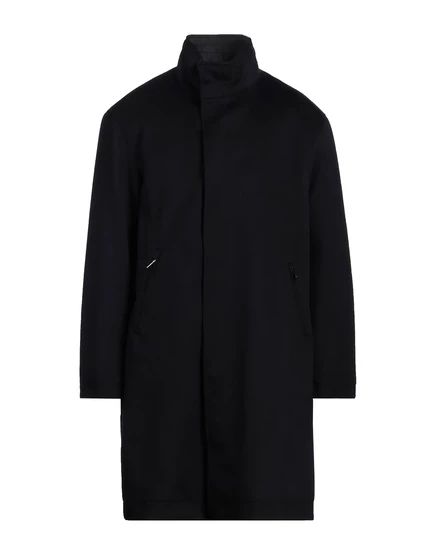 Мужское пальто Emporio Armani Coats, темно-синее