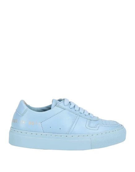 Женские кеды Common Projects Baby кожаные, голубые