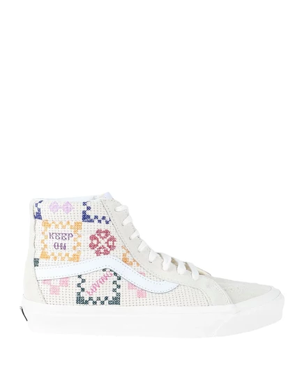 Мужские высокие кеды vans wonderwoman замшевые, бежевые