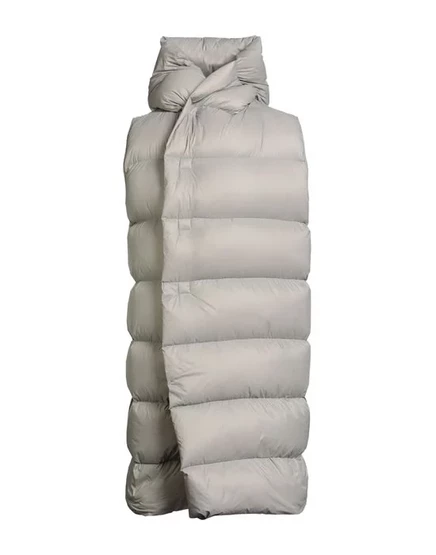 RICK OWENS Пуховики и куртки на синтепоне светло-серый