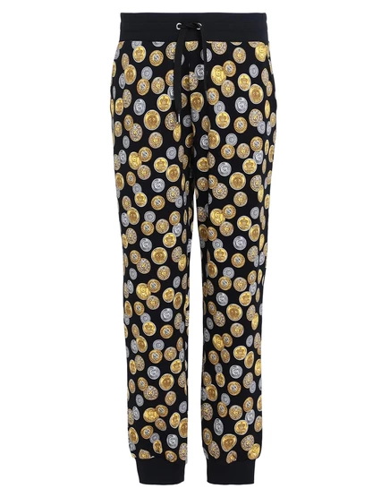 Мужские пижамные брюки Moschino Papermag, черные