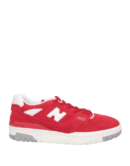 Мужские кеды new balance papermag замшево-текстильные, красные