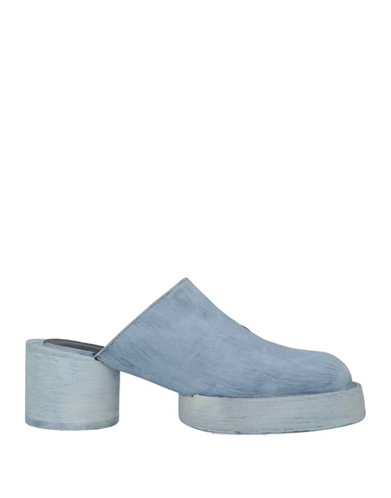 Женские мюли MM6 Maison Margiela кожаные, белые