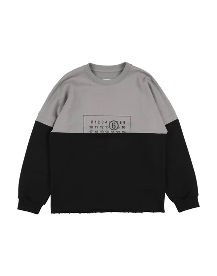 Детский свитшот MM6 Maison Margiela, серый