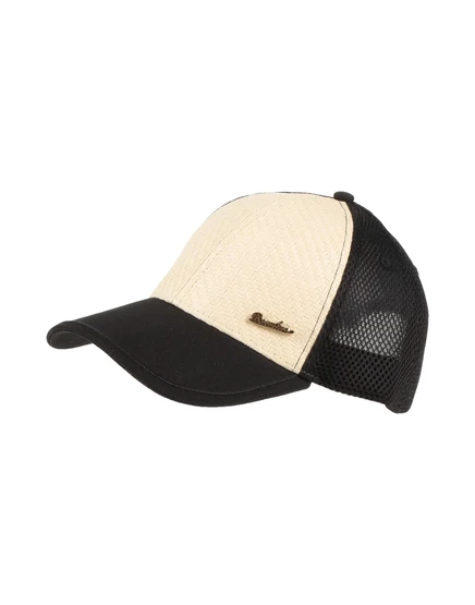 Мужская бейсболка Borsalino из рафии, чёрная