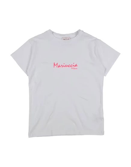 Женская футболка MARIUCCIA promotion_kid из джерси, белая