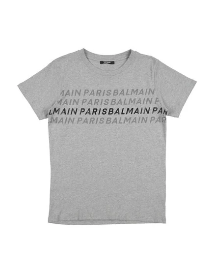 BALMAIN Футболка светло-серый