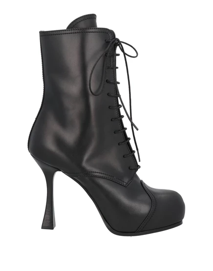 Женские ботильоны Casadei Wonderwoman, кожаные, черные