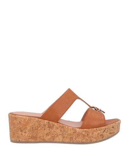 Женские сандалии Pollini WONDERWOMAN, танкетка, бежевые