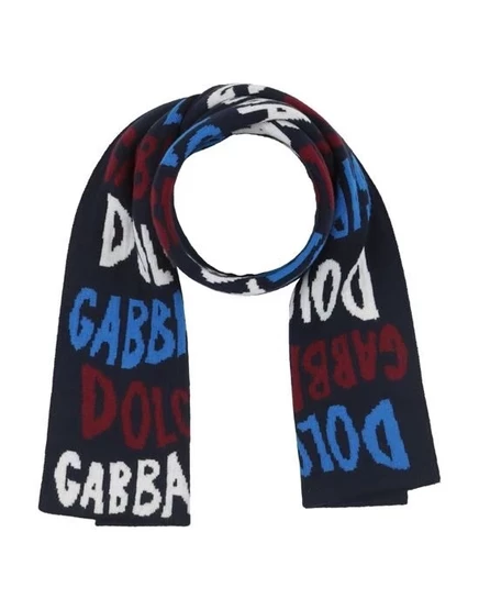 DOLCE&GABBANA Шарф иссиня-чёрный