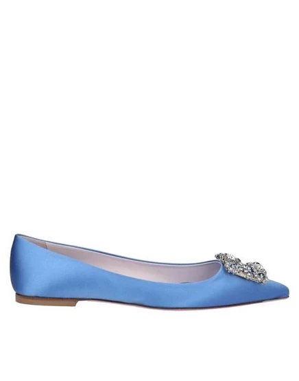 Женские балетки Roger Vivier, лазурные