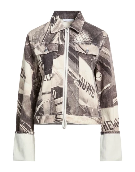 Женская джинсовая куртка Helmut Lang, серый