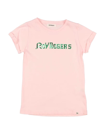 Женская футболка RO ROGER'S KIDS, светло-розовая