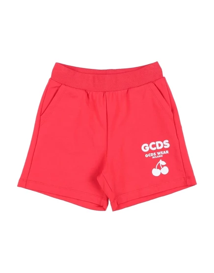 Детские шорты GCDS Mini Promotion Junior, красные