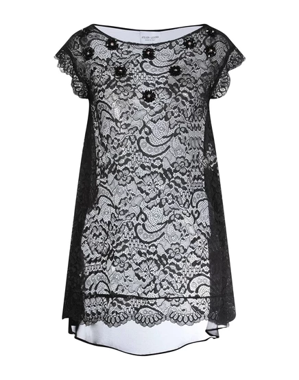 Женский топ Atelier Legora Papermag с пайетками, черный