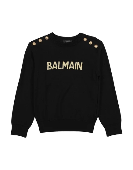 Женский свитер Balmain Promotion Junior, черный